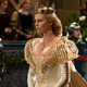 Charlize Theron may have shoulder pads for days, but that’s still way too medieval.